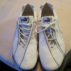 White puma worn twice almost new great condition